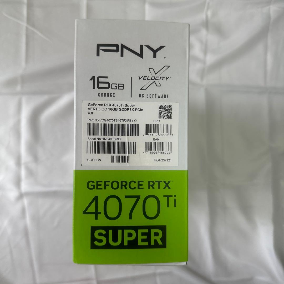 グラフィックボード・グラボ・ビデオカード PNY GeForce RTX 4070 Ti Super 16GB