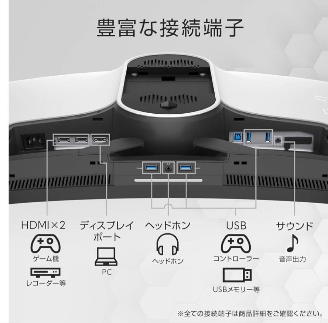 デル湾曲ゲーミングモニター AW3821DW WQHD+ 1ms/144Hz