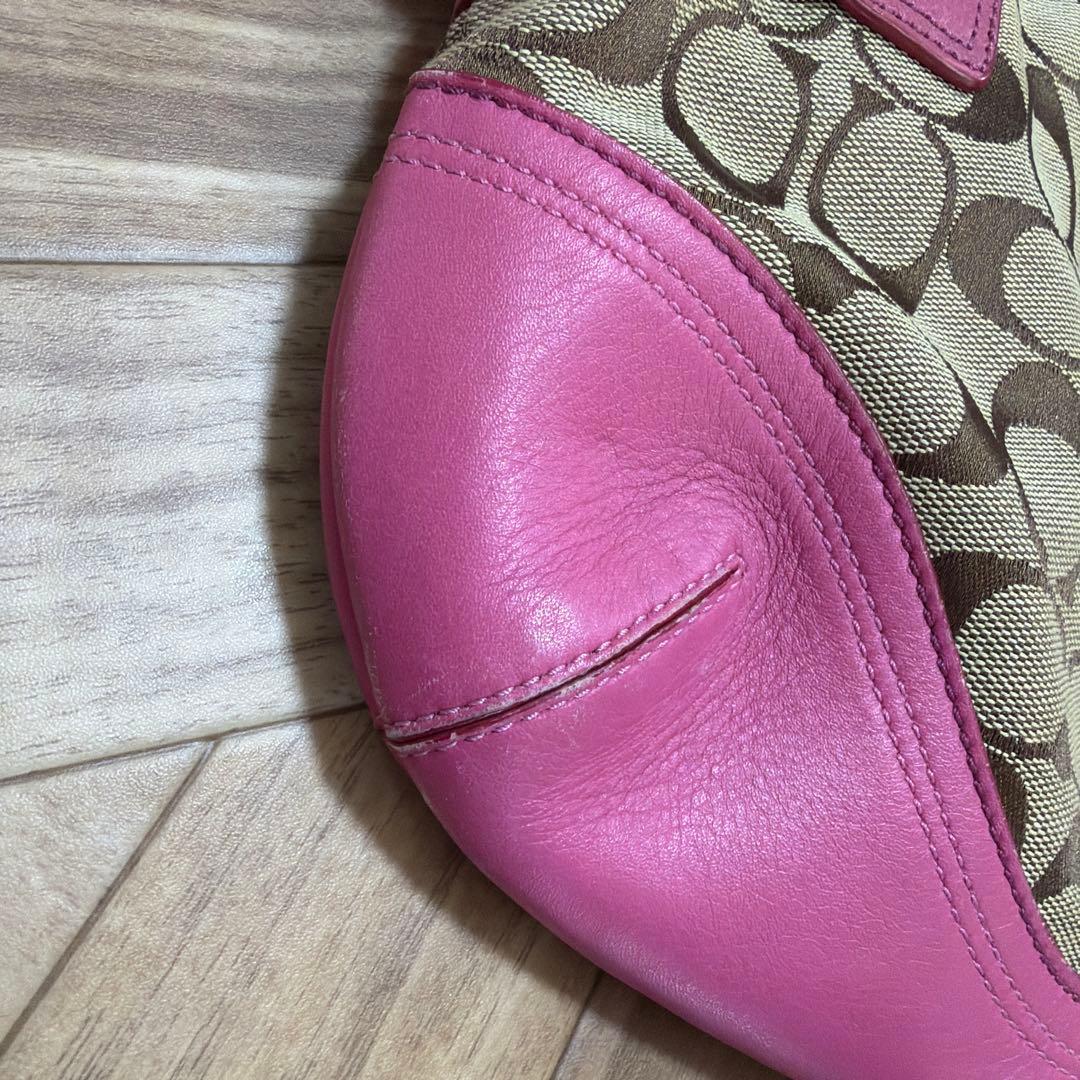 みーゆーCOACH コーチ ショルダーバッグ シグネチャー F07077