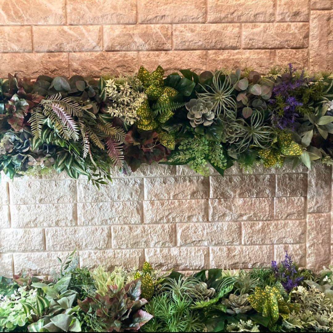 光触媒　人工観葉植物　ウォールグリーン　フェイクグリーン　壁掛け12020