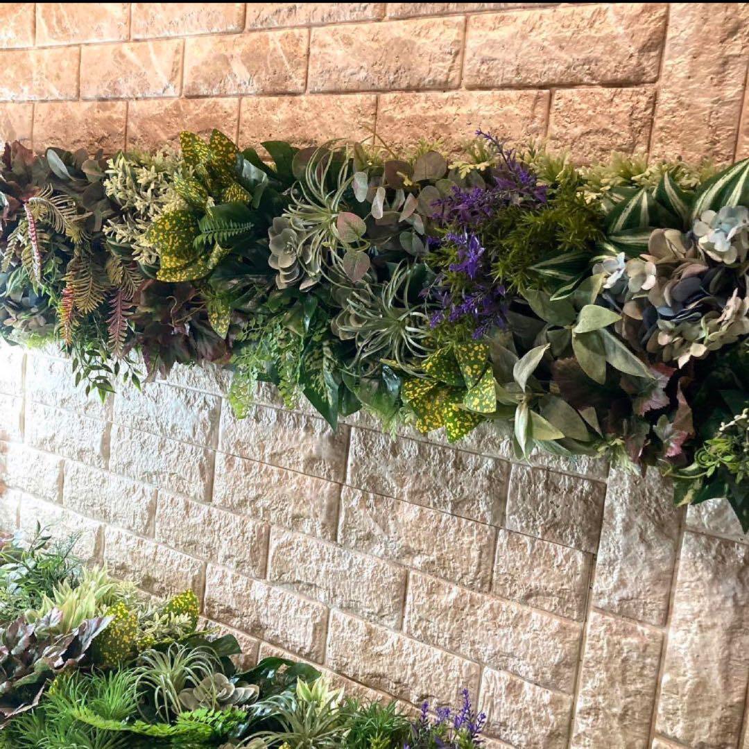 光触媒　人工観葉植物　ウォールグリーン　フェイクグリーン　壁掛け12020