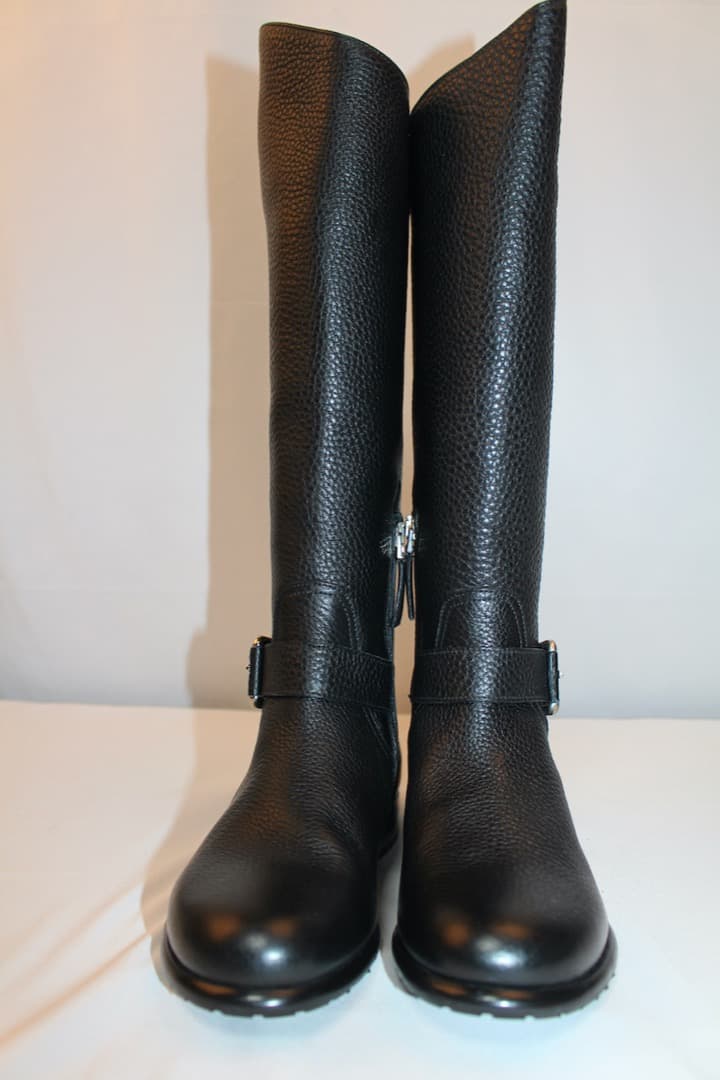 16万円新品GIORGIO ARMANIジョルジオアルマーニ ロングブーツ36黒