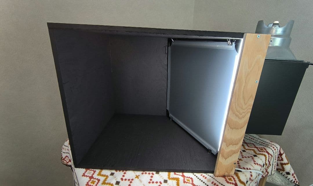 塗装ブース　換気扇サイド出し　Panasonic　ガンプラ