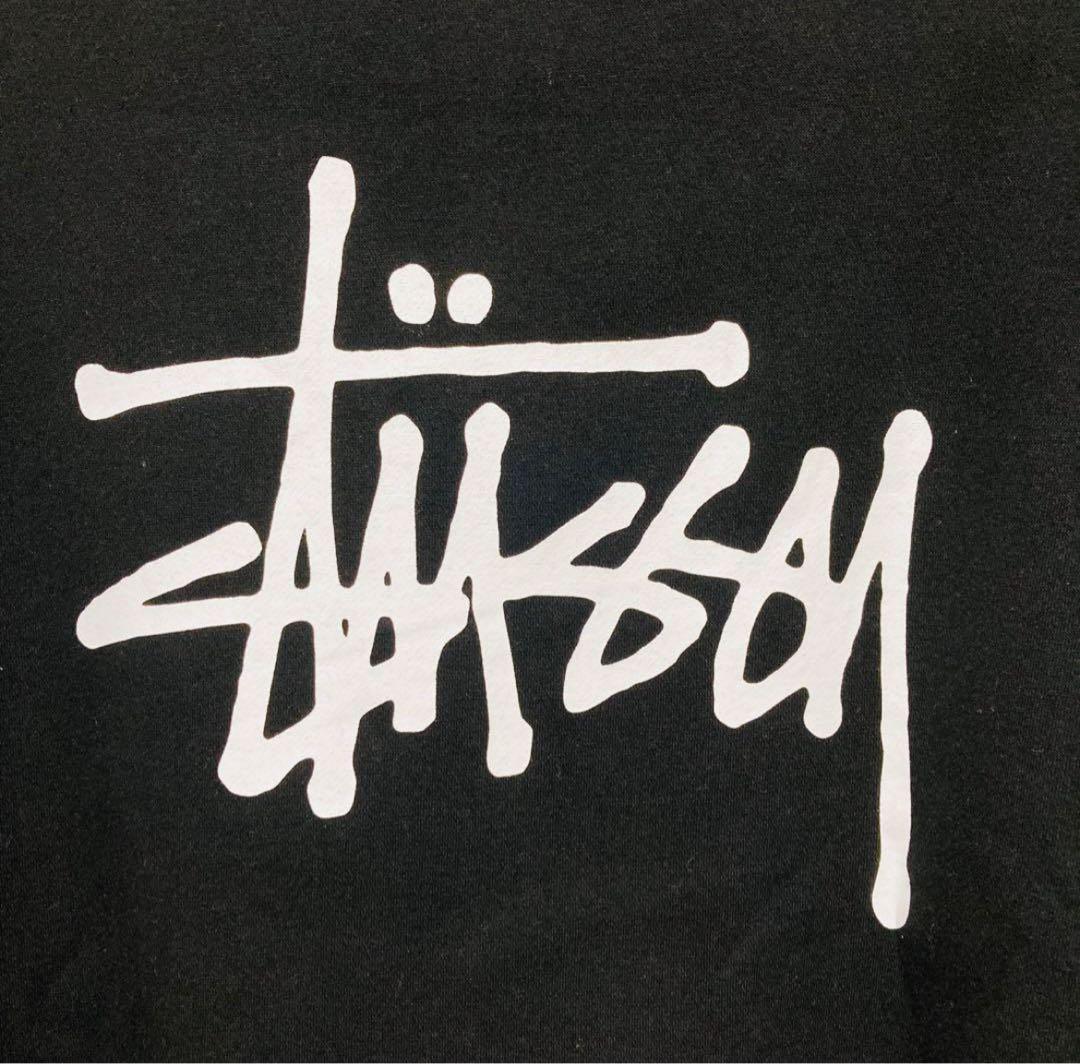 新品未使用☆STÜSSY BASIC STSSY CREW　L　ブラック　裏起毛