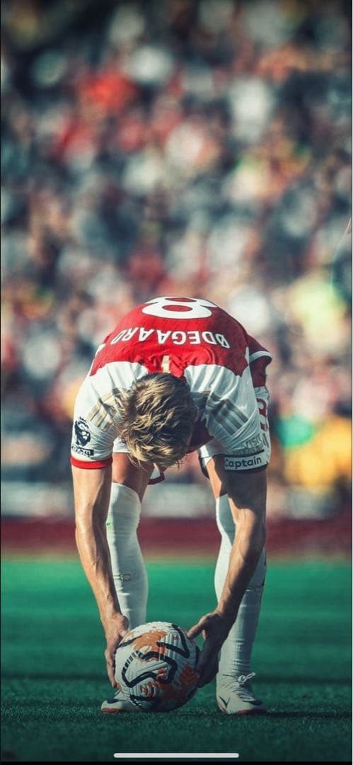 【正規品・美品】アーセナル ウーデゴール23/24 ユニフォーム　日本XL