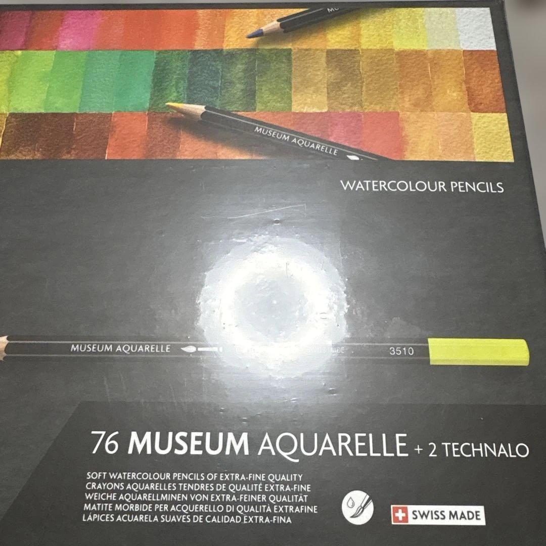 新品未開封品　カランダッシュ　ミュージアムアクアレル　水溶性色鉛筆　76色セット