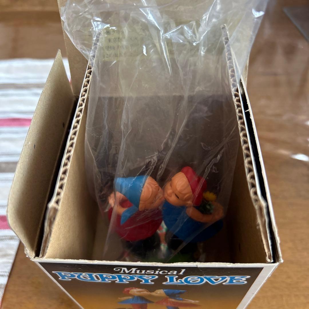 ✨未使用品　レトロ　オルゴール　キスドール　愛のオルゴール