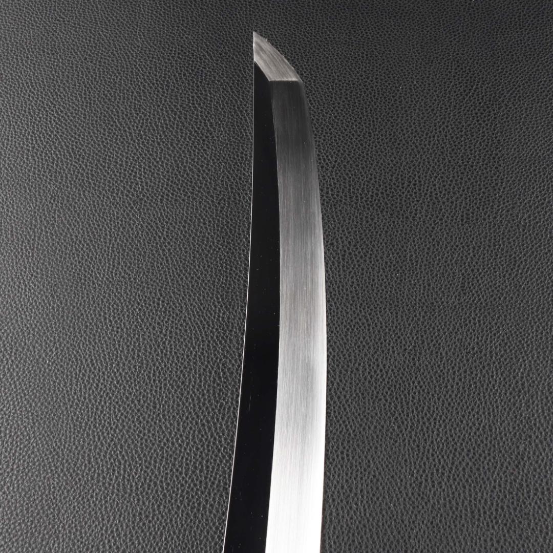 11070鬼反り先丸包丁尺二鏡面仕上げ刺身包丁刃は究極の切れ味黒檀五本銀巻八角柄