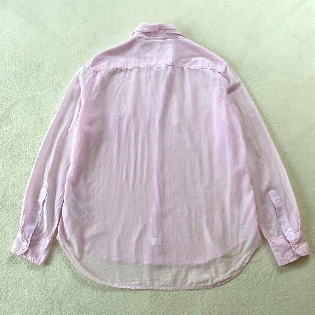 【美品】フランク&アイリーンEileen コットンガーゼ スキッパーシャツ 米国