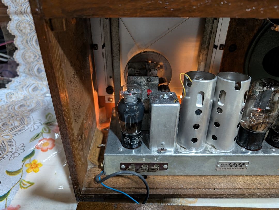 【国際版】ナショナルST真空管ラジオ　アイ付QA-700　Bluetooth付