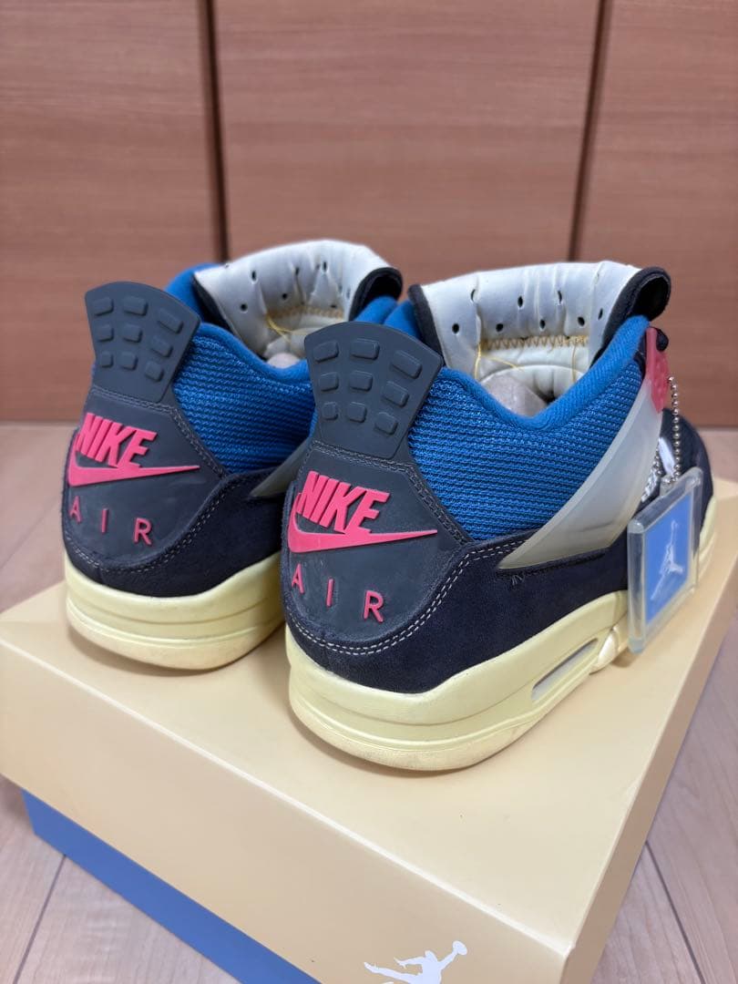 Nike×Unionナイキユニオンエアジョーダン4オフノワールUS14/32cm