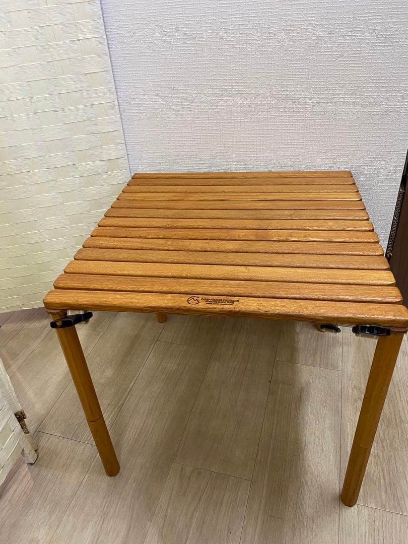キャンプマニアプロダクツ　ロールトップテーブル