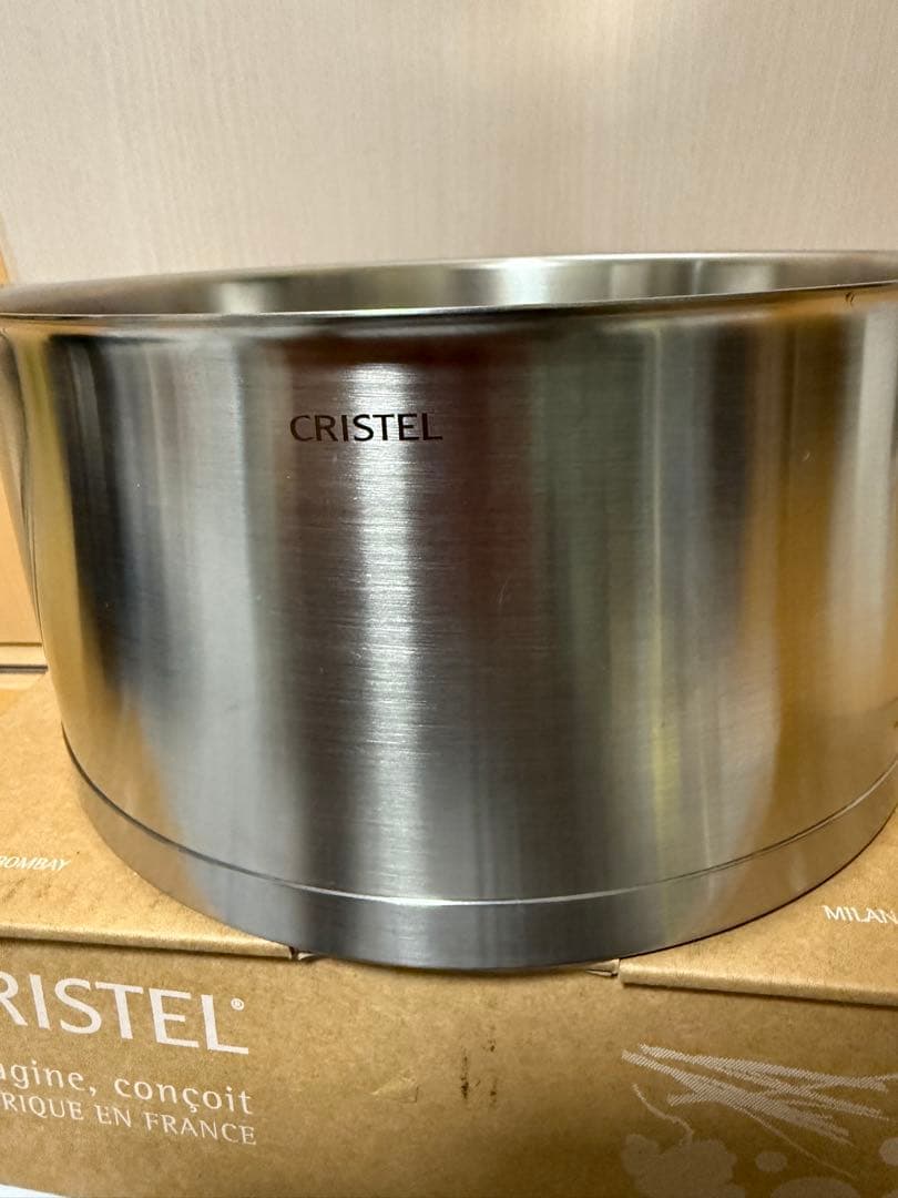 CRISTEL クリステル ステンレス 鍋 L深鍋 24cm