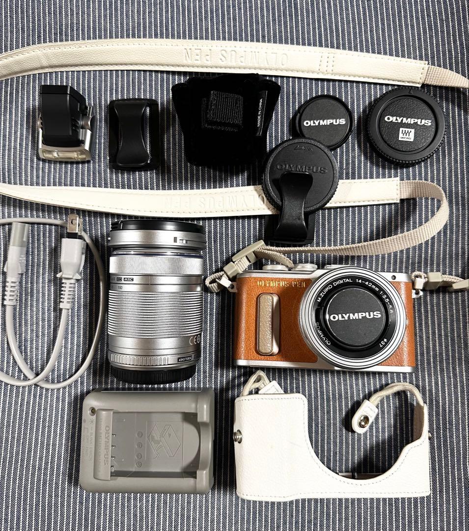 オリンパス　Olympus PEN E-PL8 美品　レンズ2種付き