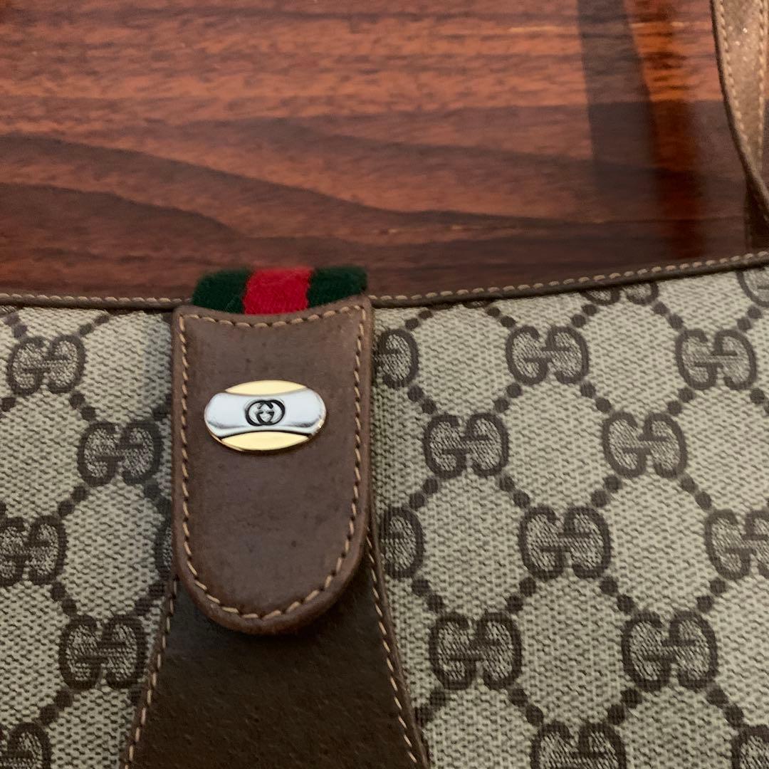 オールドグッチシェリーライン美品ショルダーバッグ