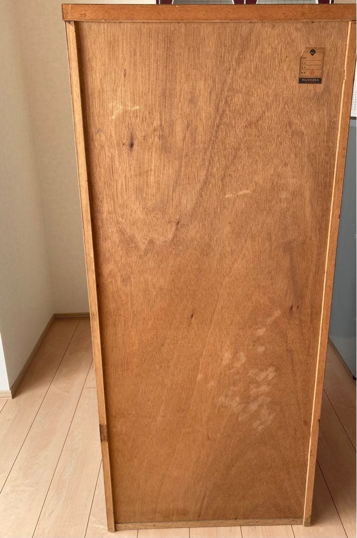 古家具　タンス　引き出し　7段　濃緑色、深緑系　サムラ工芸K.K 昭和レトロ