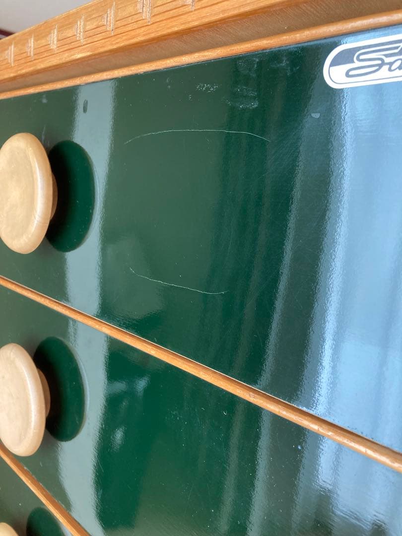 古家具　タンス　引き出し　7段　濃緑色、深緑系　サムラ工芸K.K 昭和レトロ