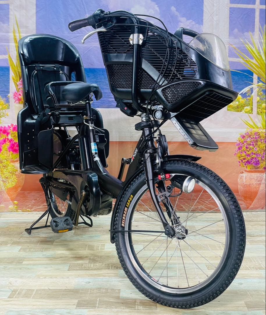ヤマハパスキス⭐️人気モデル！子供乗せ電動アシスト自転車Y3419
