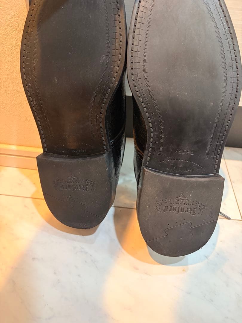 The Kenford ブラックペイズリー　25cm ドレスシューズ