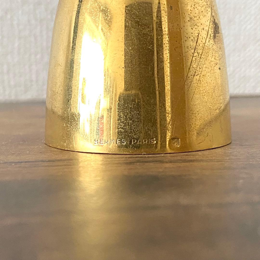HERMS エルメス 真鍮 テーブルベル 馬モチーフ ヴィンテージ 卓上ベル