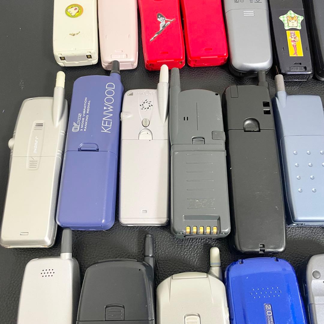 【まとめて25点セット】モックアップ 販売店模型 携帯電話 ガラケー フェラーリ