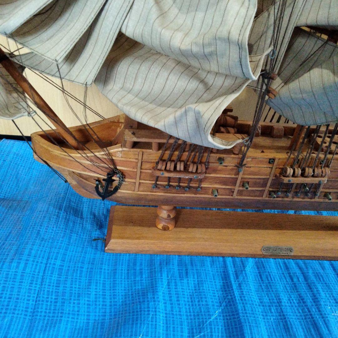 アンティーク　大型　帆船　模型　スパニッシュガレオン