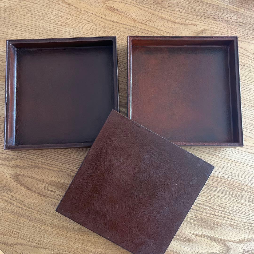 値下げ！菅原博之　角ノ器二段/漆