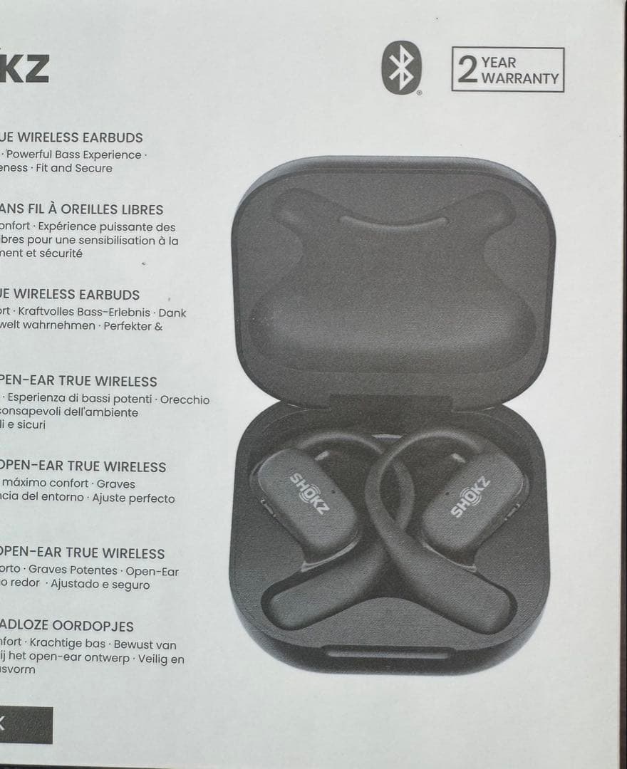 SHOKZ OPENFIT ワイヤレスイヤフォン