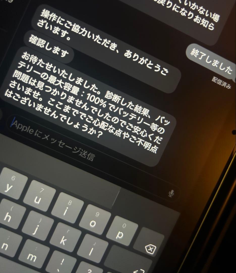 美品 iPad 第10世代 64GB ブルー 100%