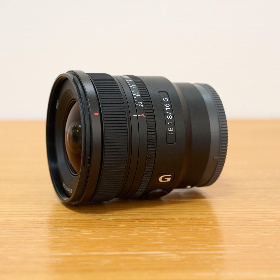 美品 SONY FE 16mm F1.8 G SEL16F18G 交換レンズ