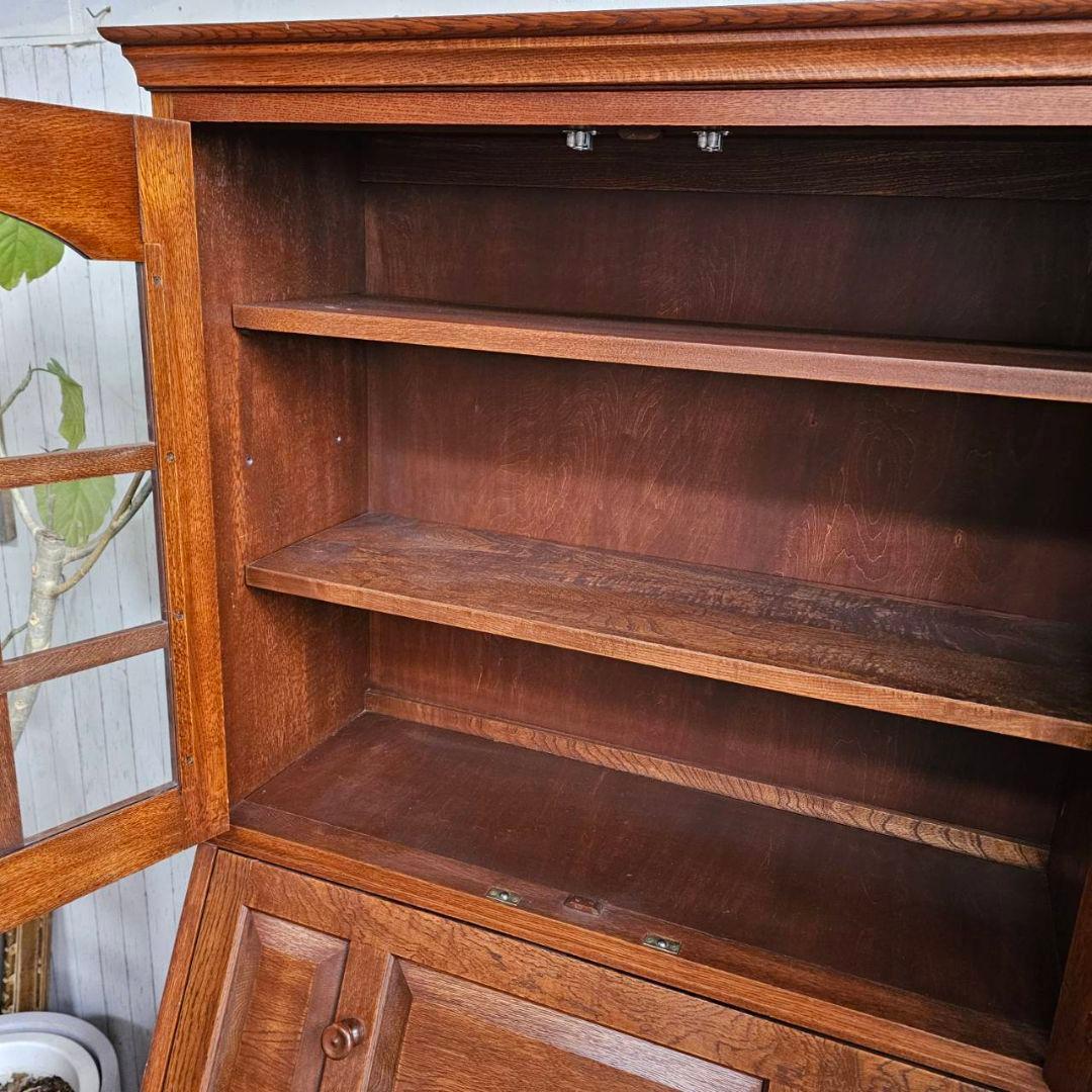 木製 本棚 吉田璋也？ 辰巳木工？ ビューローブックケース ライティング