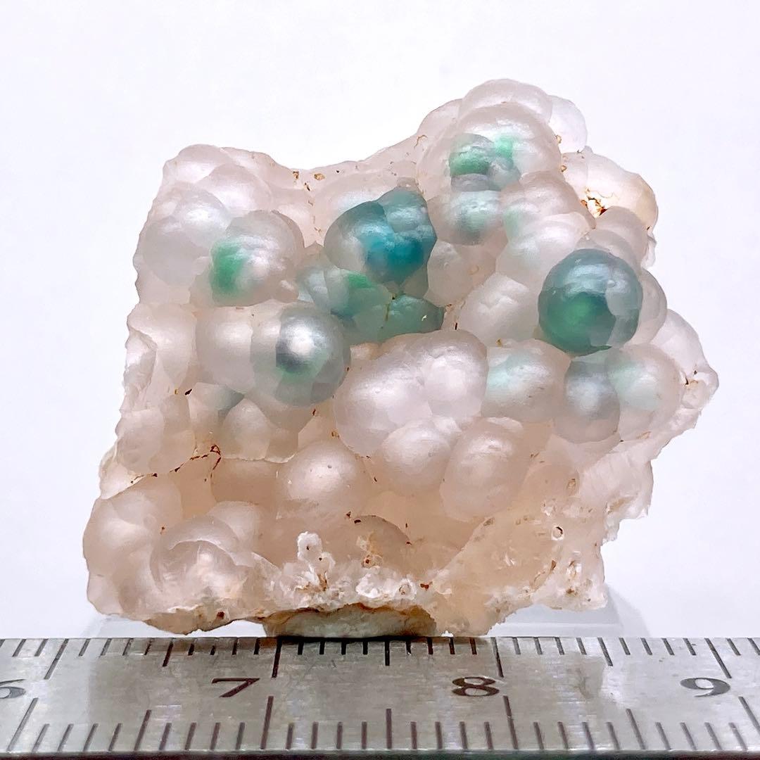 ぴ*ぴ様 『2022年発見』 クリソコラインカルセドニー　原石　鉱物標本　天然石