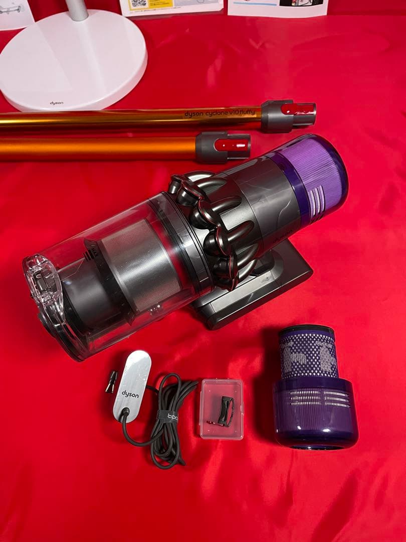 ダイソン②SV14V11純正スタンド２本のパイプ ２ヘッドから選択 補強トリガー