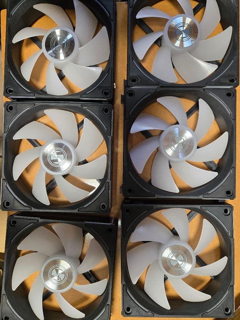UNI FAN AL120 V2 RGB ブラック 6個
