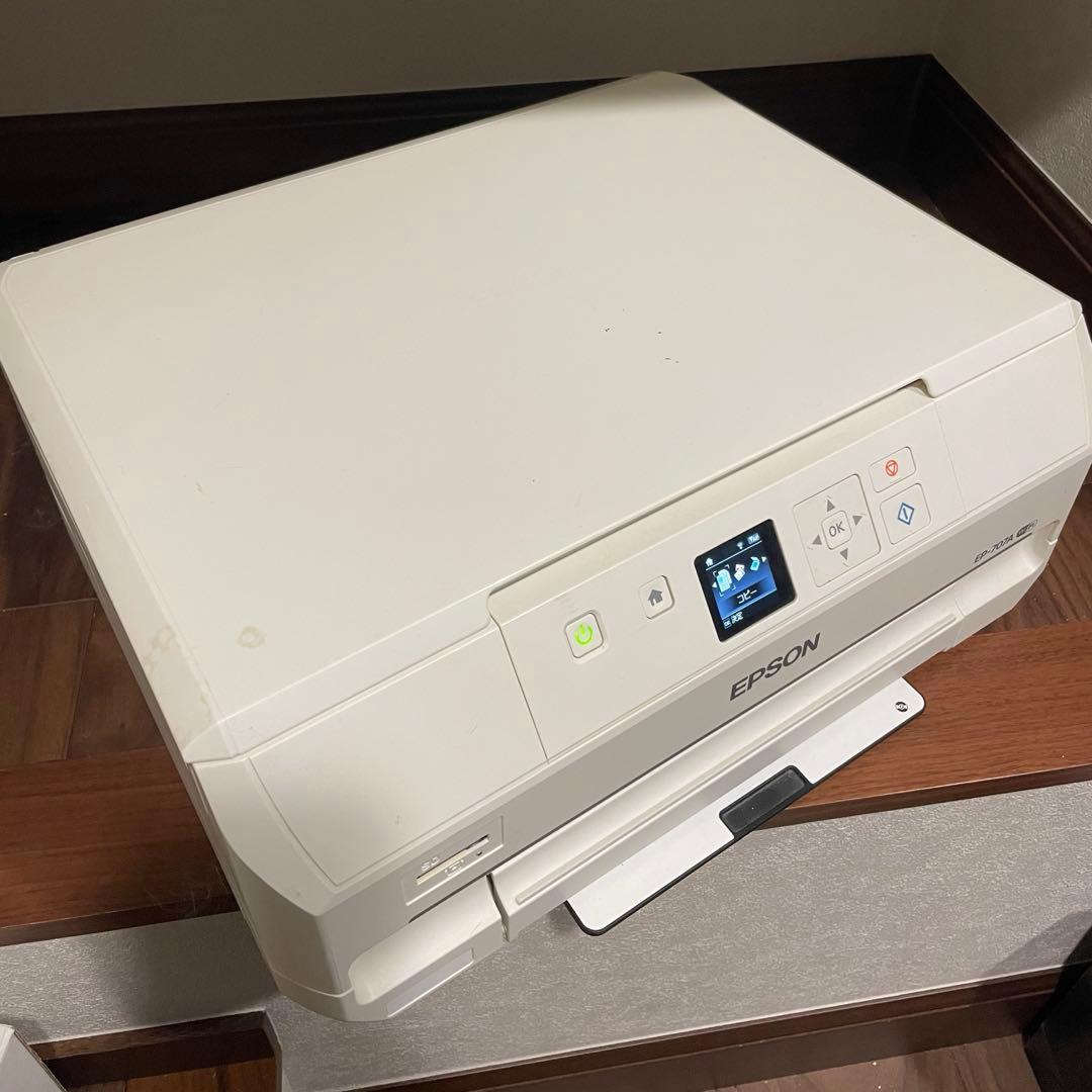 エプソン製インクジェット複合機 EP-707A おまけインク　書類CD完備