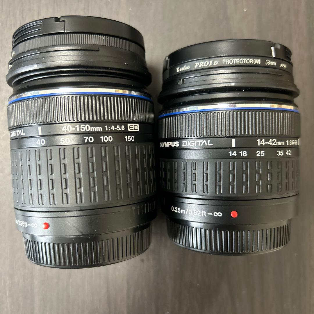 動作確認済 OLYMPUS E-510 標準&望遠ズームレンズ付 オリンパス