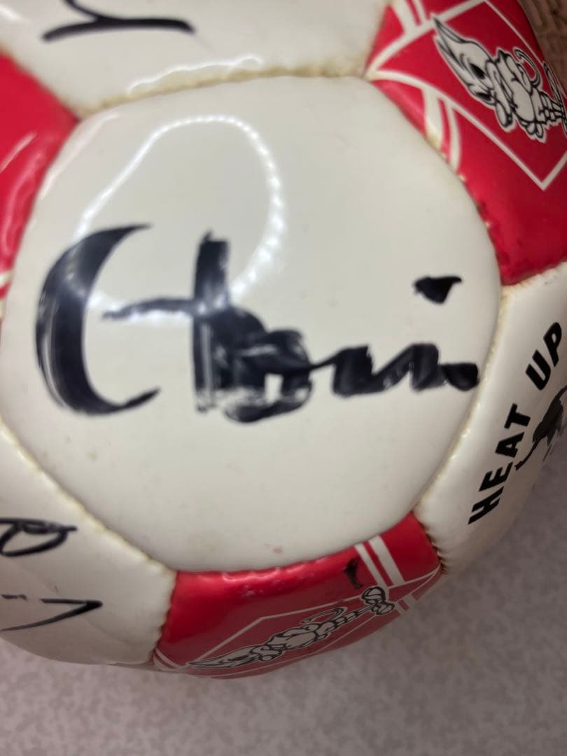 サイン入りボール　浦和レッドダイヤモンズ　1992年