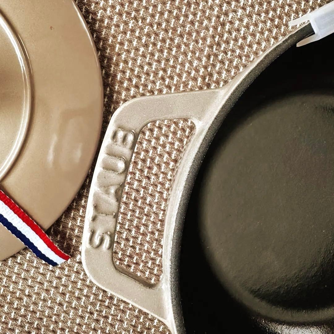 ストウブ リネン16cm 2個セット 希少スノーフレーク ココハン アニマルノブ