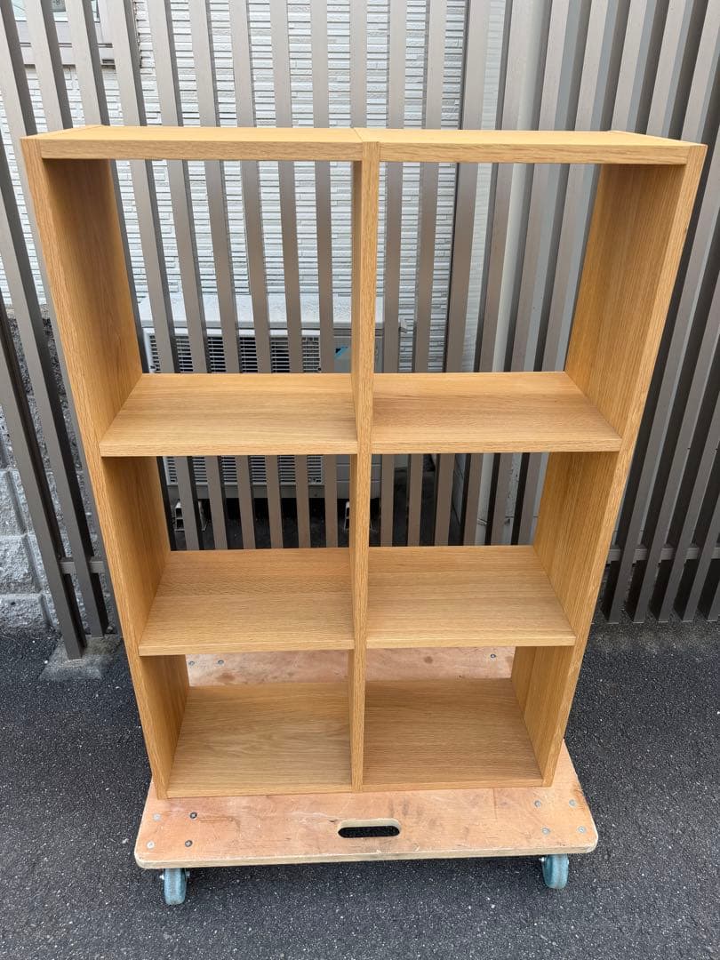 無印良品 スタッキングシェルフ 2×3 オーク材 定番 人気家具