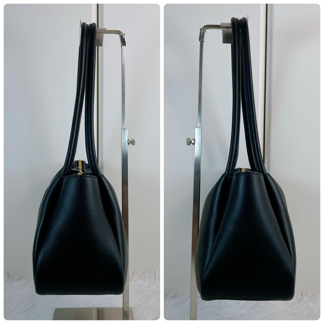 ●美品●PRADA プラダ　ハンドバッグ　レザー　ブラック　24SS