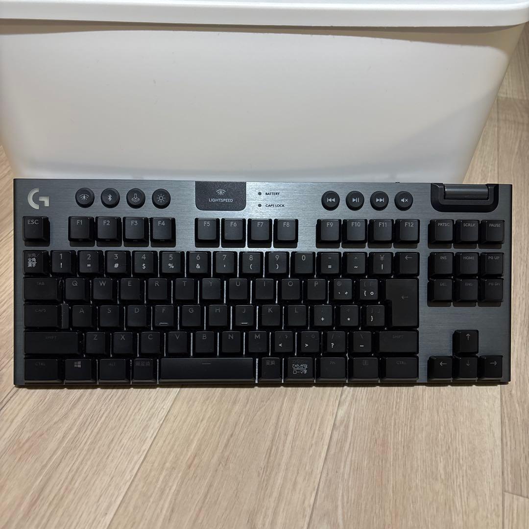 Logicool G913 TKL ワイヤレスゲーミングキーボード(赤軸)