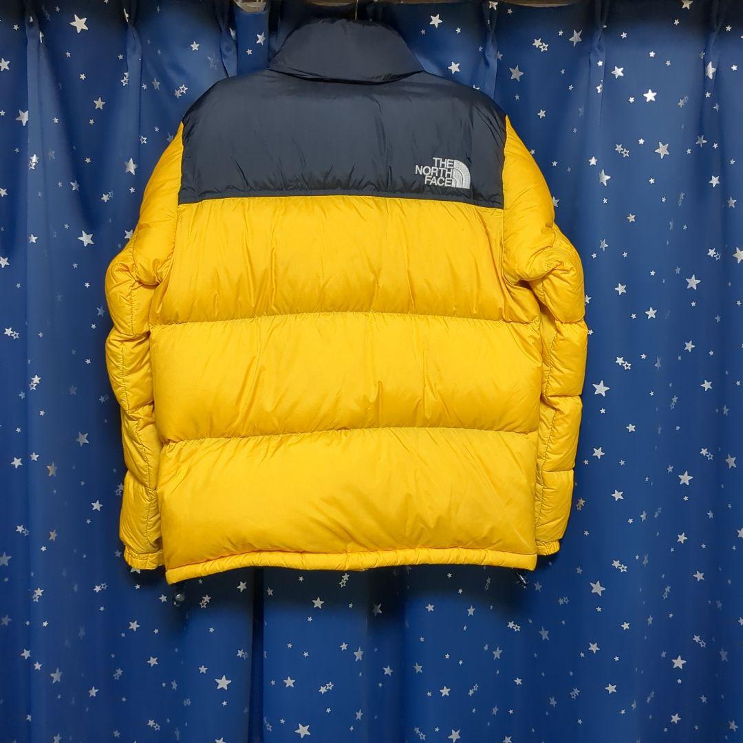 THE NORTH FACE ヌプシ ダウンジャケット イエロー/ブラック