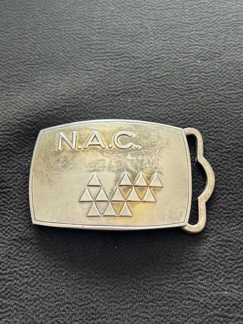 銀製　SILVER シルバーバックルNAC浪花釣友會24g
