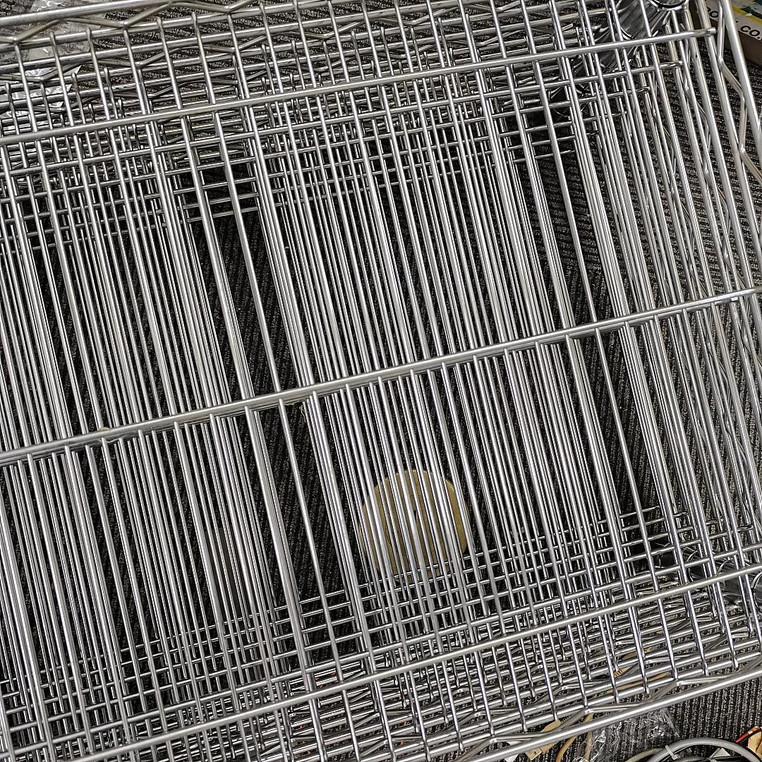 【幅120cm】スチールラック 5段 シルバー 棚板1枚追加済 値引き交渉可