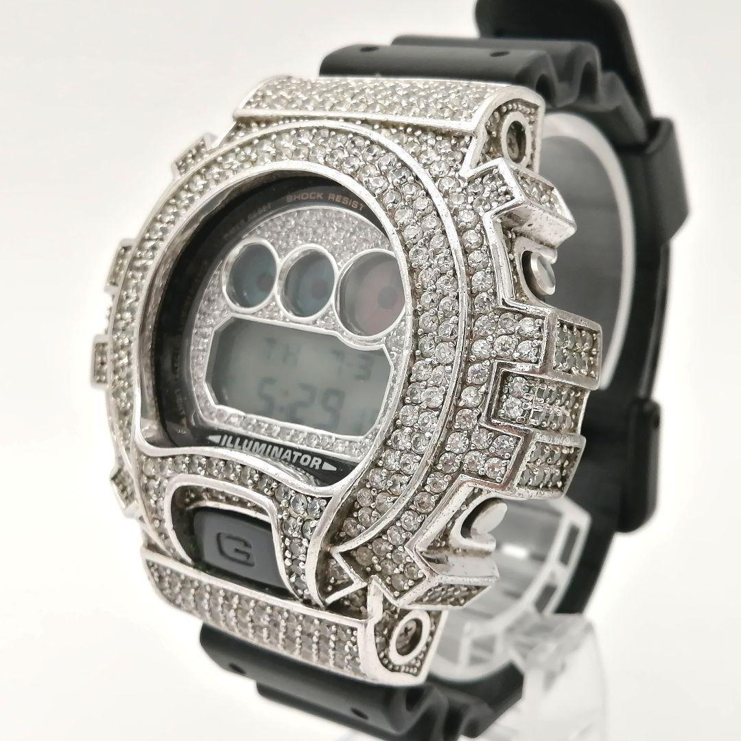 稼働✨ 希少！ G-SHOCK　カスタム　ジルコニア　DW-6900　メンズ
