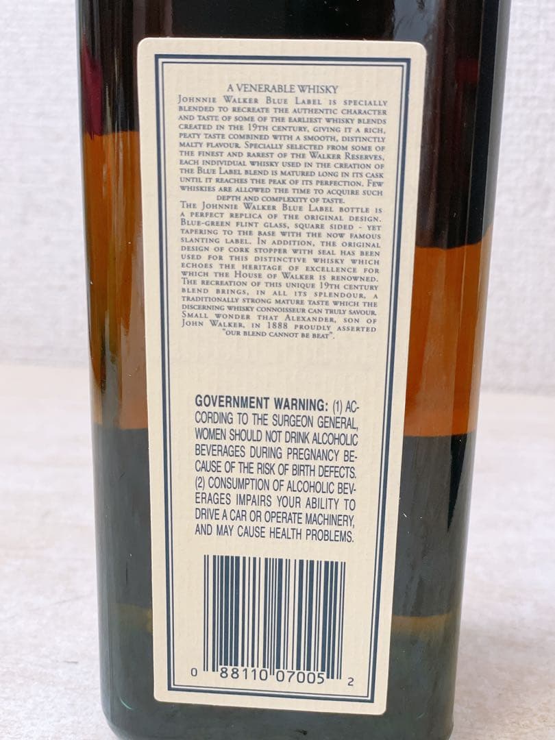 た*ん様 未開栓 JOHNNIEWALKER ジョニーウォーカー ブルーラベルウ