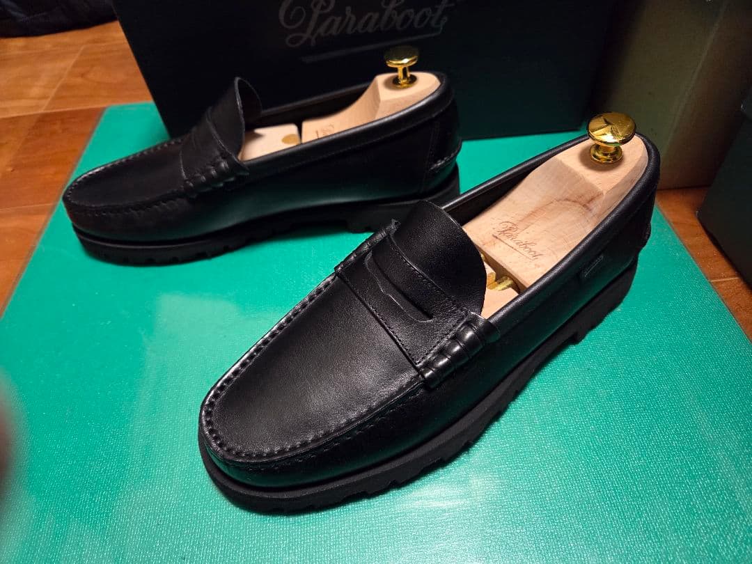 【未使用に近い】PARABOOT　パラブーツ　コローレイド　ブラック　6.5