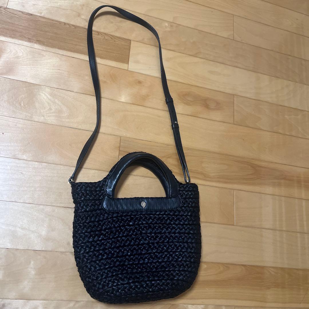 ヘレンカミンスキー　かごバック黒　2ウェイ