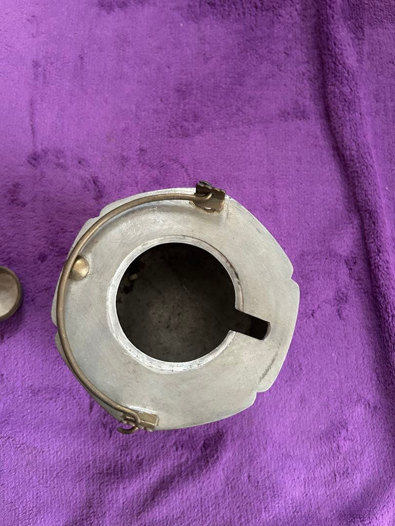 伝統的な錫水差し 保温製品 年代物 アンティーク