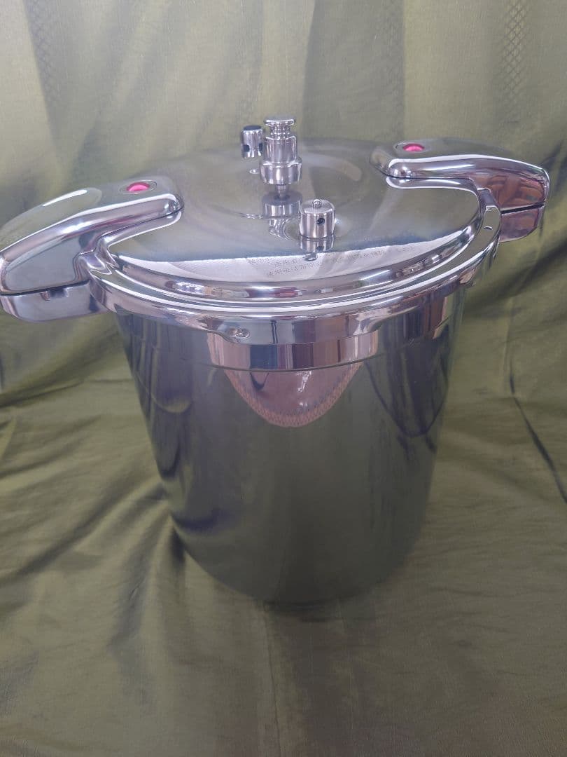 ステンレス圧力鍋 20リットル　プロビック　両手圧力鍋